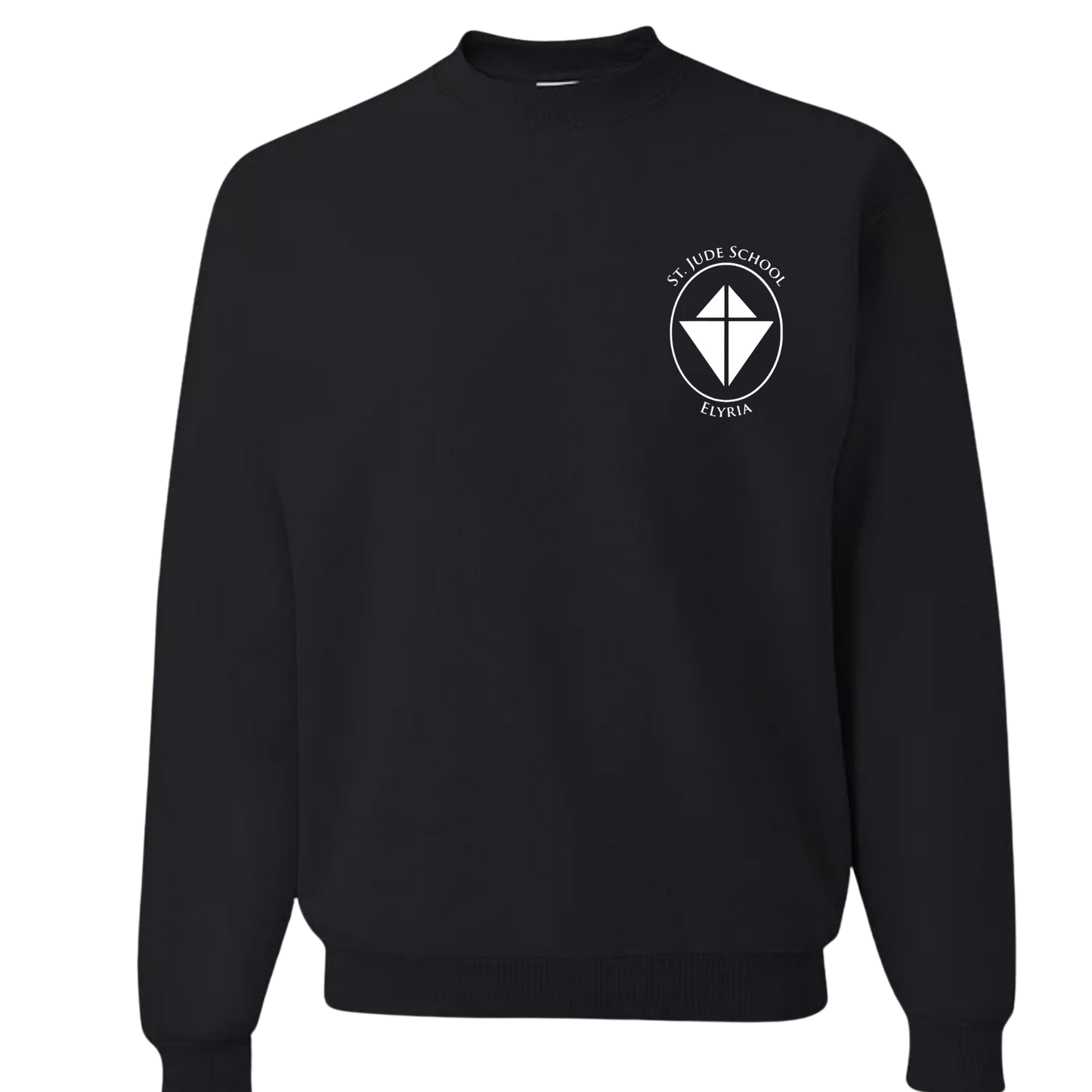 St. Jude School Elyria Left Chest Kite Logo T-Shirt & Crewneck Sweatshirt