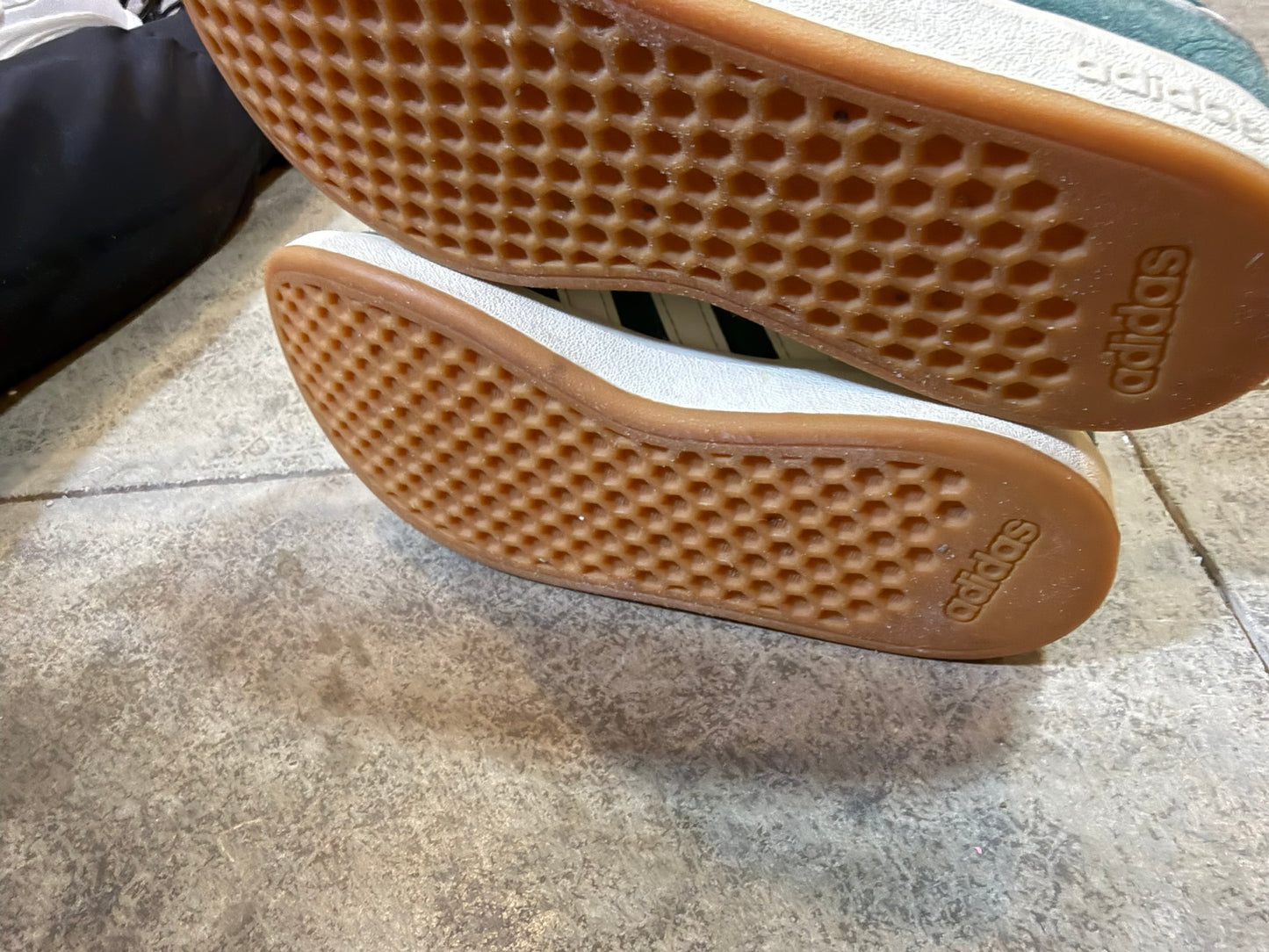 Adidas Kids Green Suede Sneakers – Size 1