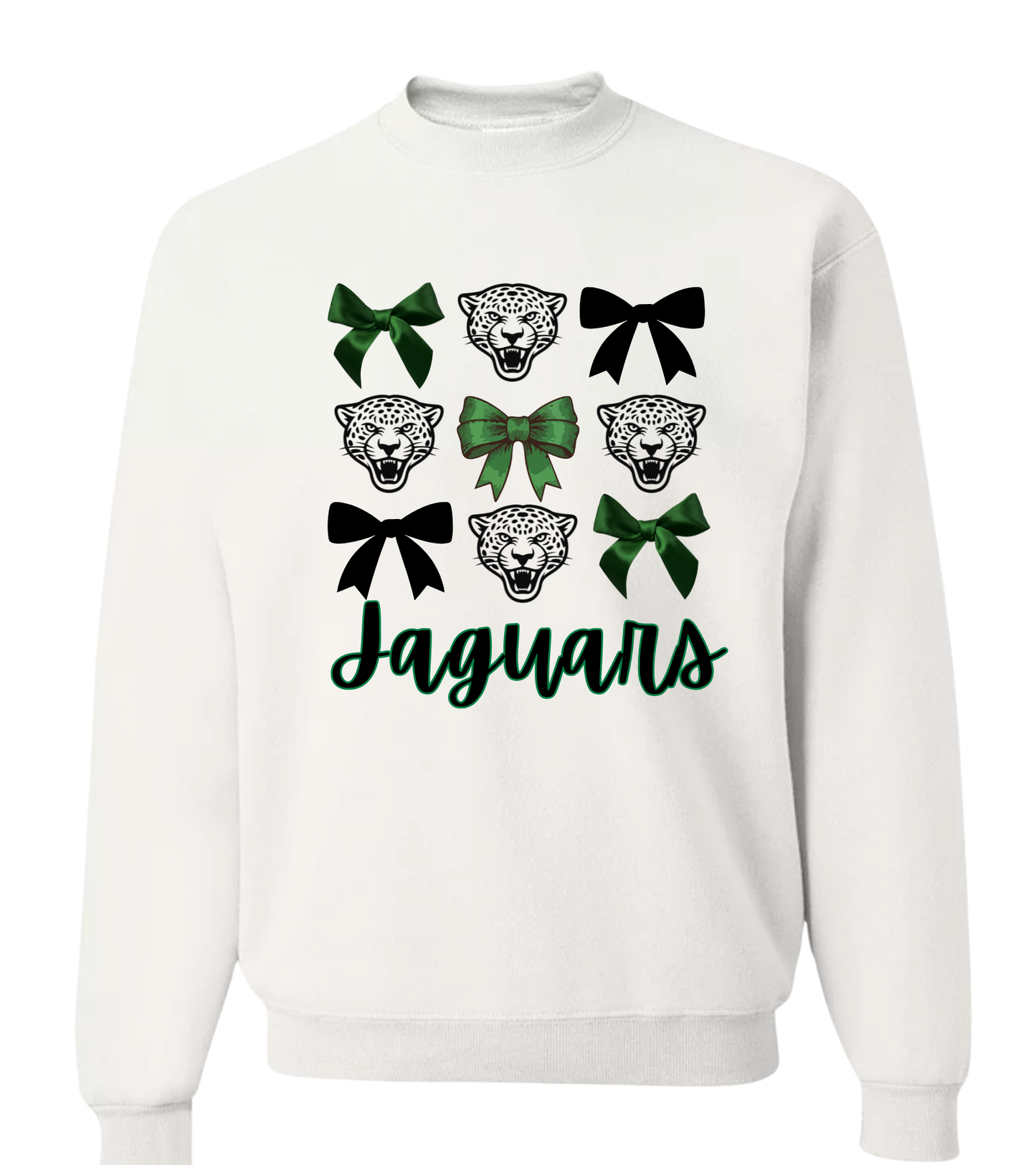 St Jude Jaguars Elyria Bows and Jags Patterned T-Shirt Sweatshirt or Hoodie
