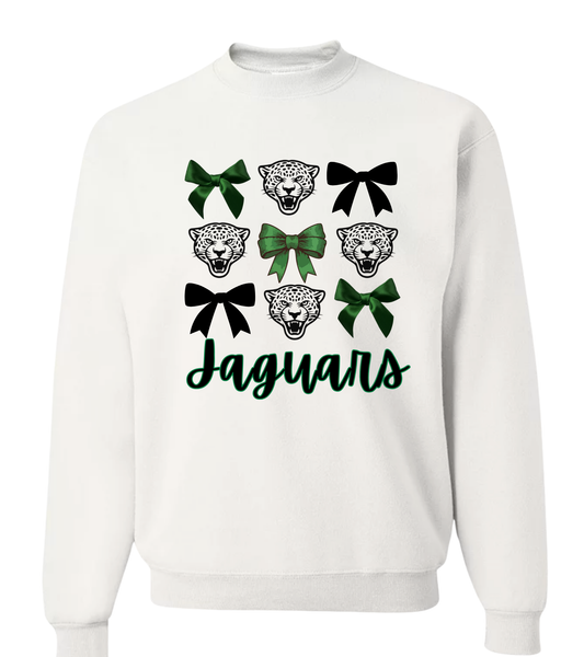 St Jude Jaguars Elyria Bows and Jags Patterned T-Shirt Sweatshirt or Hoodie