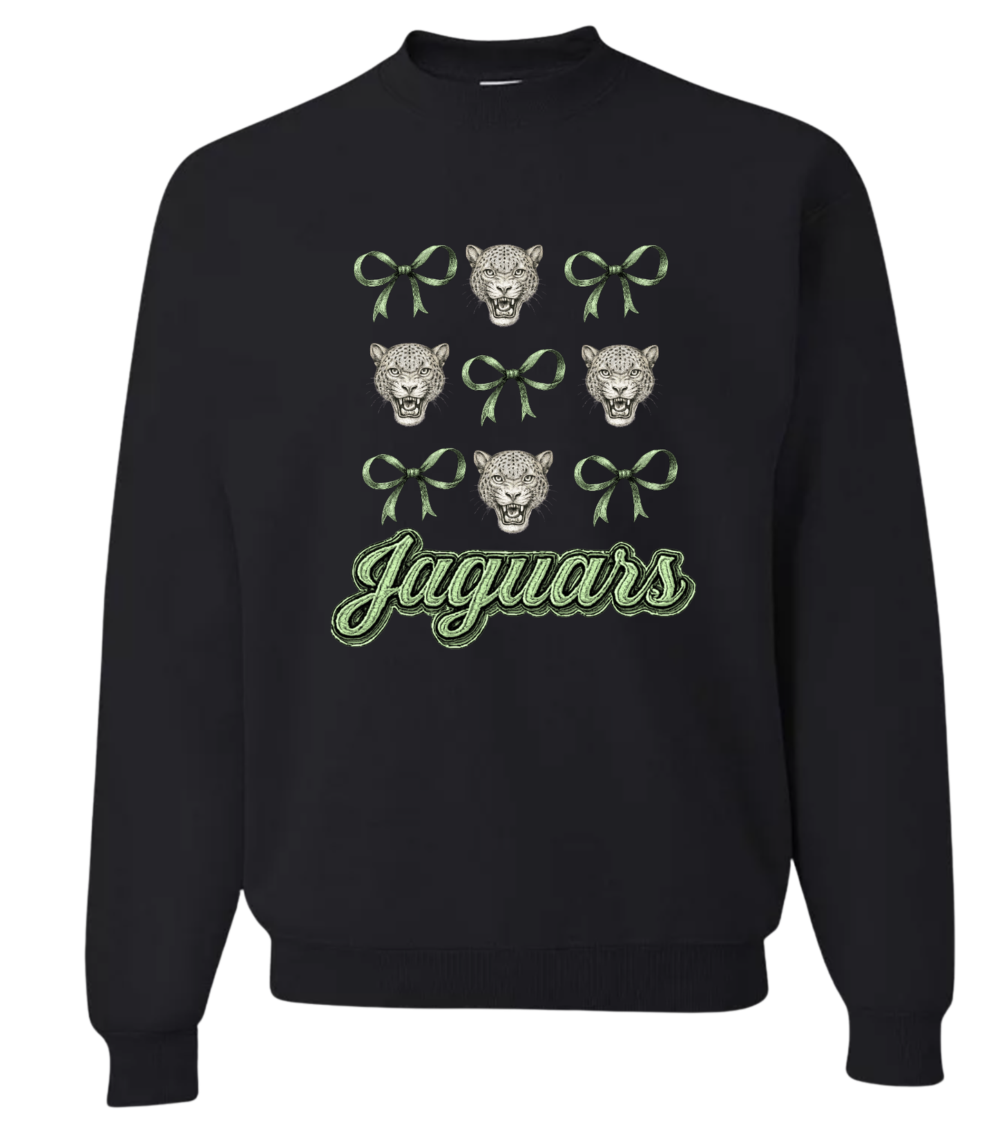 St Jude Jaguars Elyria Bows and Jags Patterned T-Shirt Sweatshirt or Hoodie