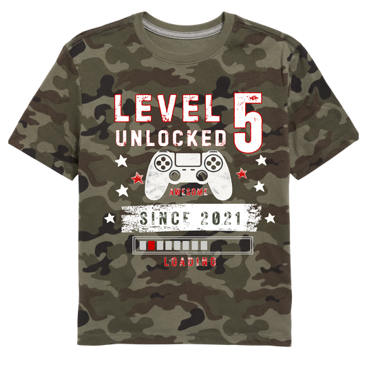 🎮Level [insert age] Unlocked (Awesome Since [insert birthyear]) -- Customize to Birthday Age --🎮