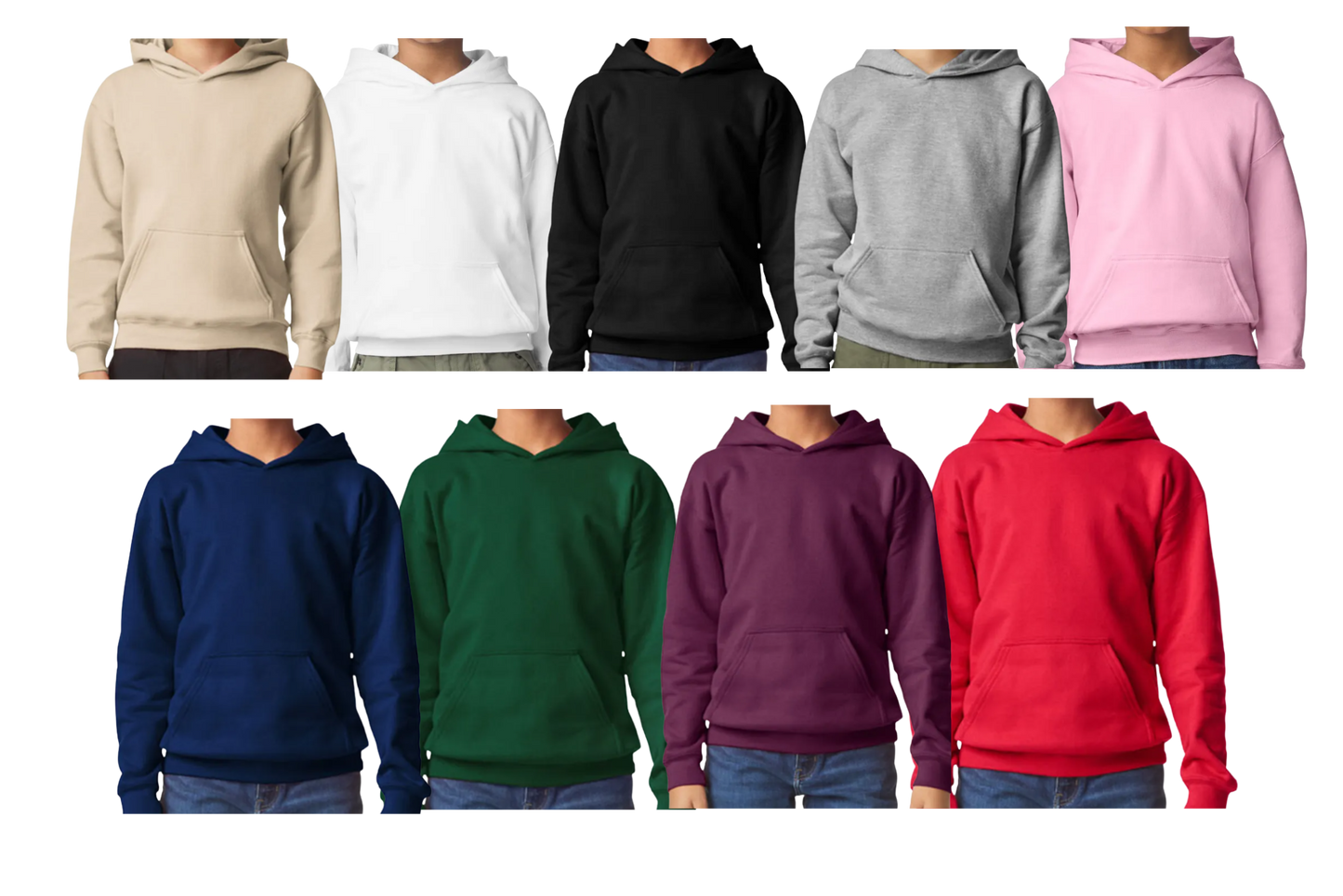 Adult (Customizable) Gildan SF500 Unisex Midweight Fleece Hoodie