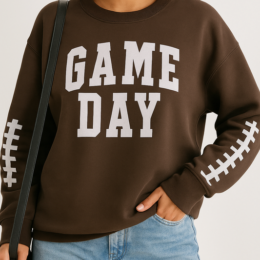 GAME DAY Football Top (Long Sleeve, Sweatshirt, Hoodie)