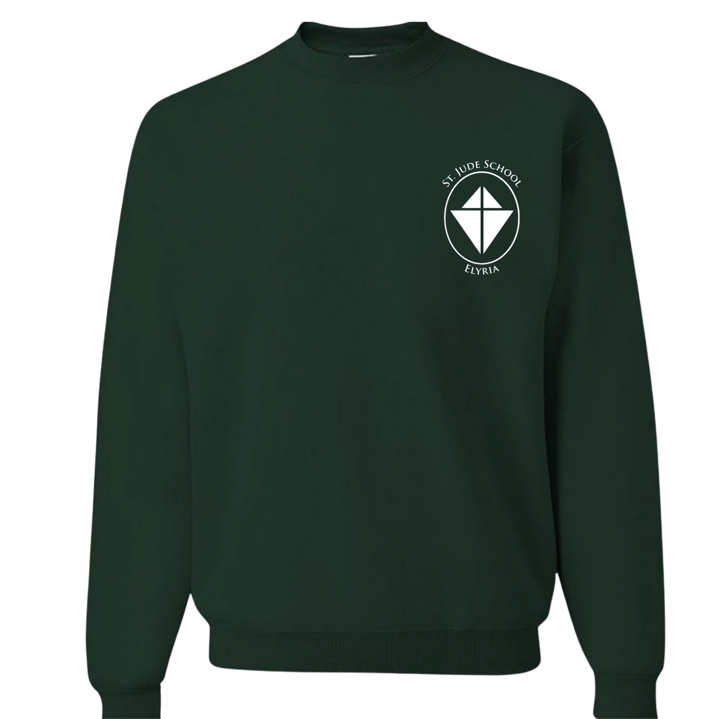 St. Jude School Elyria Left Chest Kite Logo T-Shirt & Crewneck Sweatshirt
