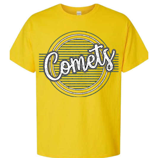 Amherst Comets "COMETS" Script